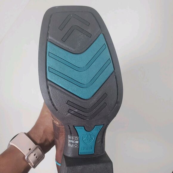 Ariat Women's Boots Size 9B Tombstone Leather Western Cowboy Square Toe 10008017 - Picture 12 of 16